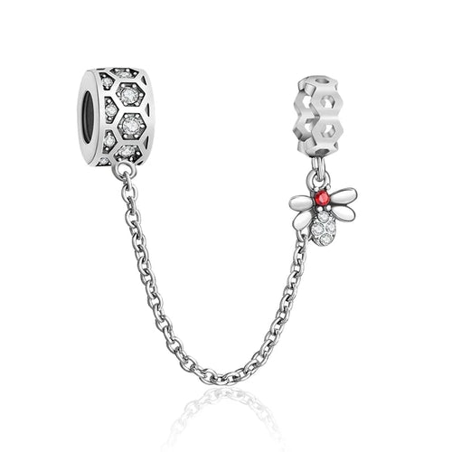 64 Style 925 Silvering Safety Chain Mom Amour Clover Sea Dangle Charms