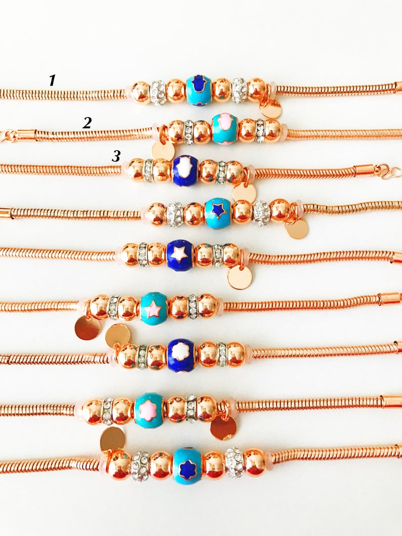Pandora Bracelet, Charm Bracelet, Rose Gold Chain Bracelet