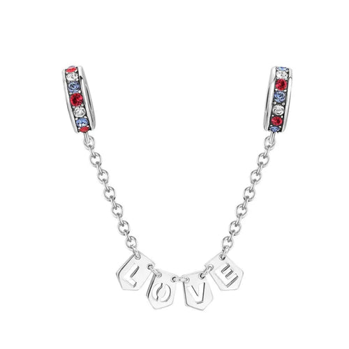 64 Style 925 Silvering Safety Chain Mom Amour Clover Sea Dangle Charms