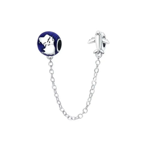 64 Style 925 Silvering Safety Chain Mom Amour Clover Sea Dangle Charms