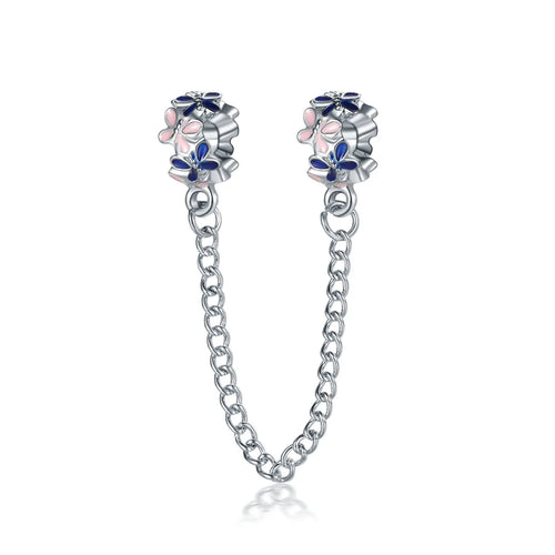 64 Style 925 Silvering Safety Chain Mom Amour Clover Sea Dangle Charms