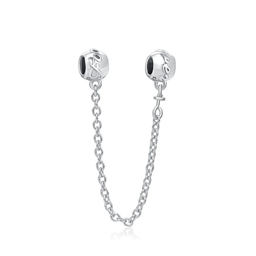 64 Style 925 Silvering Safety Chain Mom Amour Clover Sea Dangle Charms