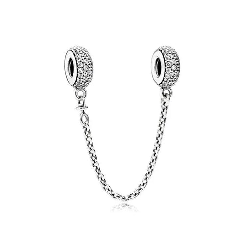 64 Style 925 Silvering Safety Chain Mom Amour Clover Sea Dangle Charms