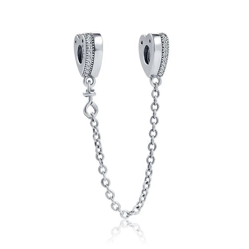 64 Style 925 Silvering Safety Chain Mom Amour Clover Sea Dangle Charms