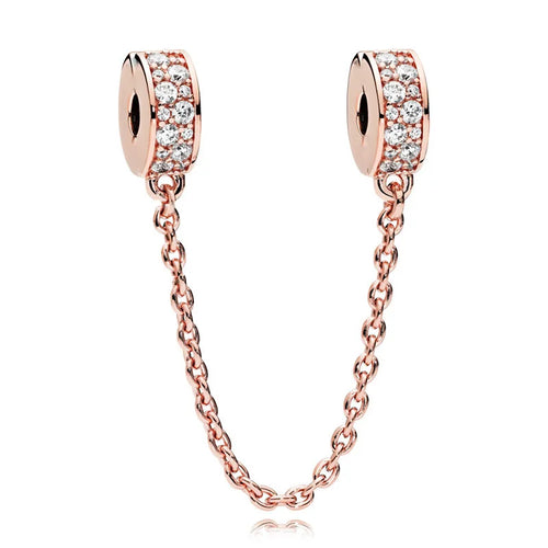 64 Style 925 Silvering Safety Chain Mom Amour Clover Sea Dangle Charms