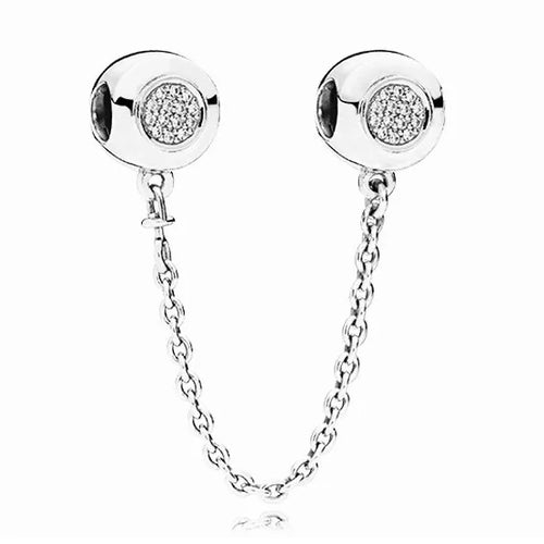 64 Style 925 Silvering Safety Chain Mom Amour Clover Sea Dangle Charms