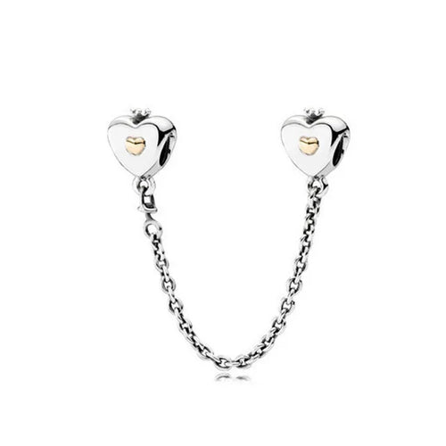 64 Style 925 Silvering Safety Chain Mom Amour Clover Sea Dangle Charms
