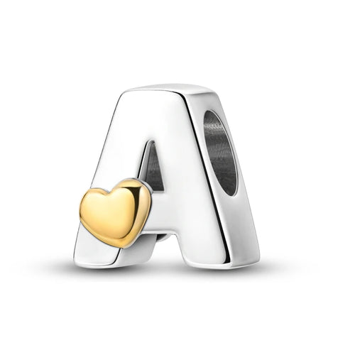 Fit Pandora 925 Original Bracelets Love 26 English Letters Series