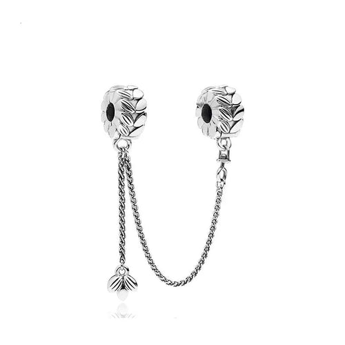 64 Style 925 Silvering Safety Chain Mom Amour Clover Sea Dangle Charms