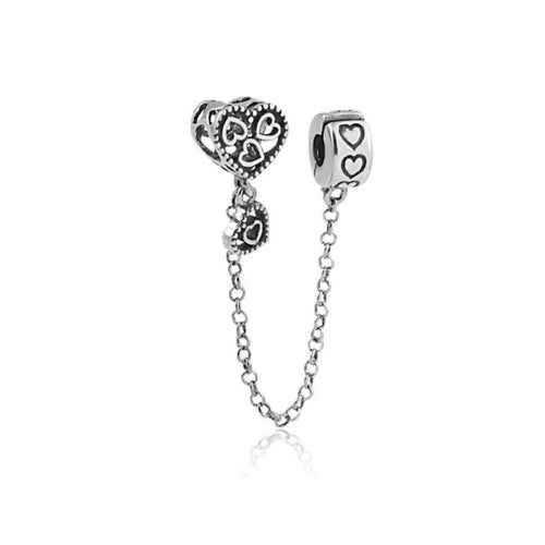 64 Style 925 Silvering Safety Chain Mom Amour Clover Sea Dangle Charms