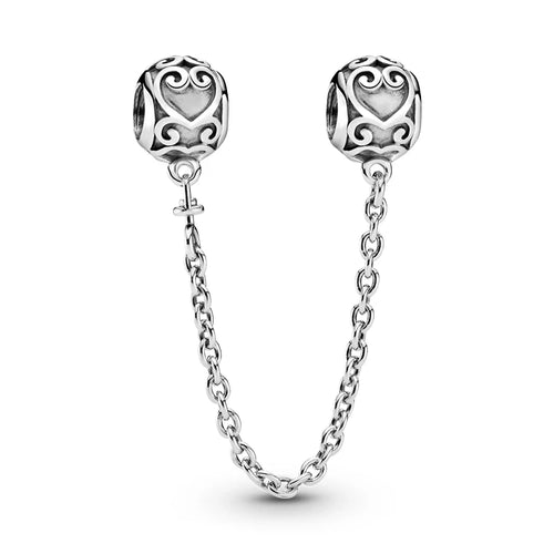 64 Style 925 Silvering Safety Chain Mom Amour Clover Sea Dangle Charms