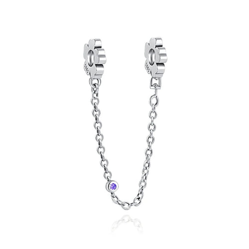 64 Style 925 Silvering Safety Chain Mom Amour Clover Sea Dangle Charms