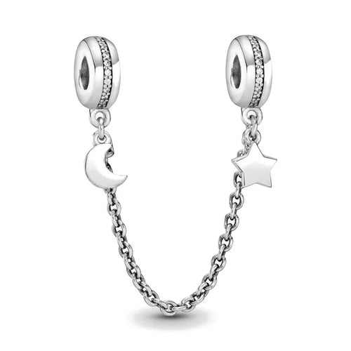 64 Style 925 Silvering Safety Chain Mom Amour Clover Sea Dangle Charms