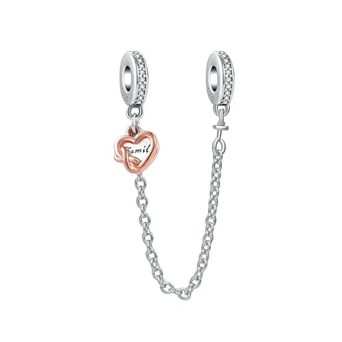 64 Style 925 Silvering Safety Chain Mom Amour Clover Sea Dangle Charms