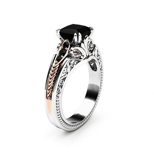 Real Solid Ring Diamond Pandora Style Ring Wedding Jewelry Rings